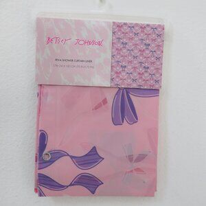 (#115) Betsey Johnson PEVA Curtain Liner Shower Curtain
